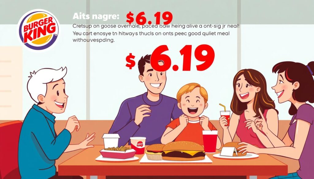 Affordable Children's Menu at Burger King