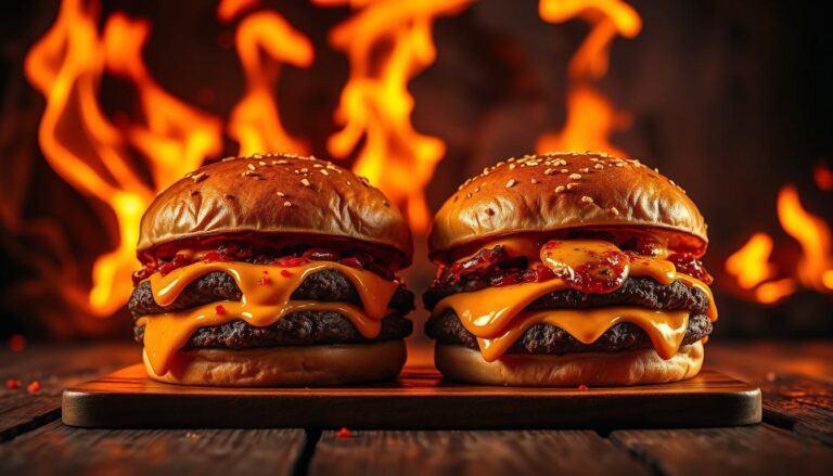 Burger King Fiery Menu