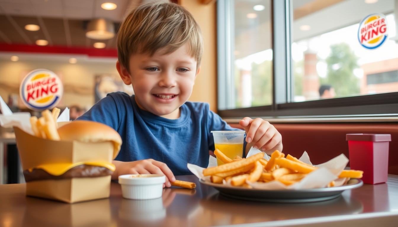 Burger King Kids Menu