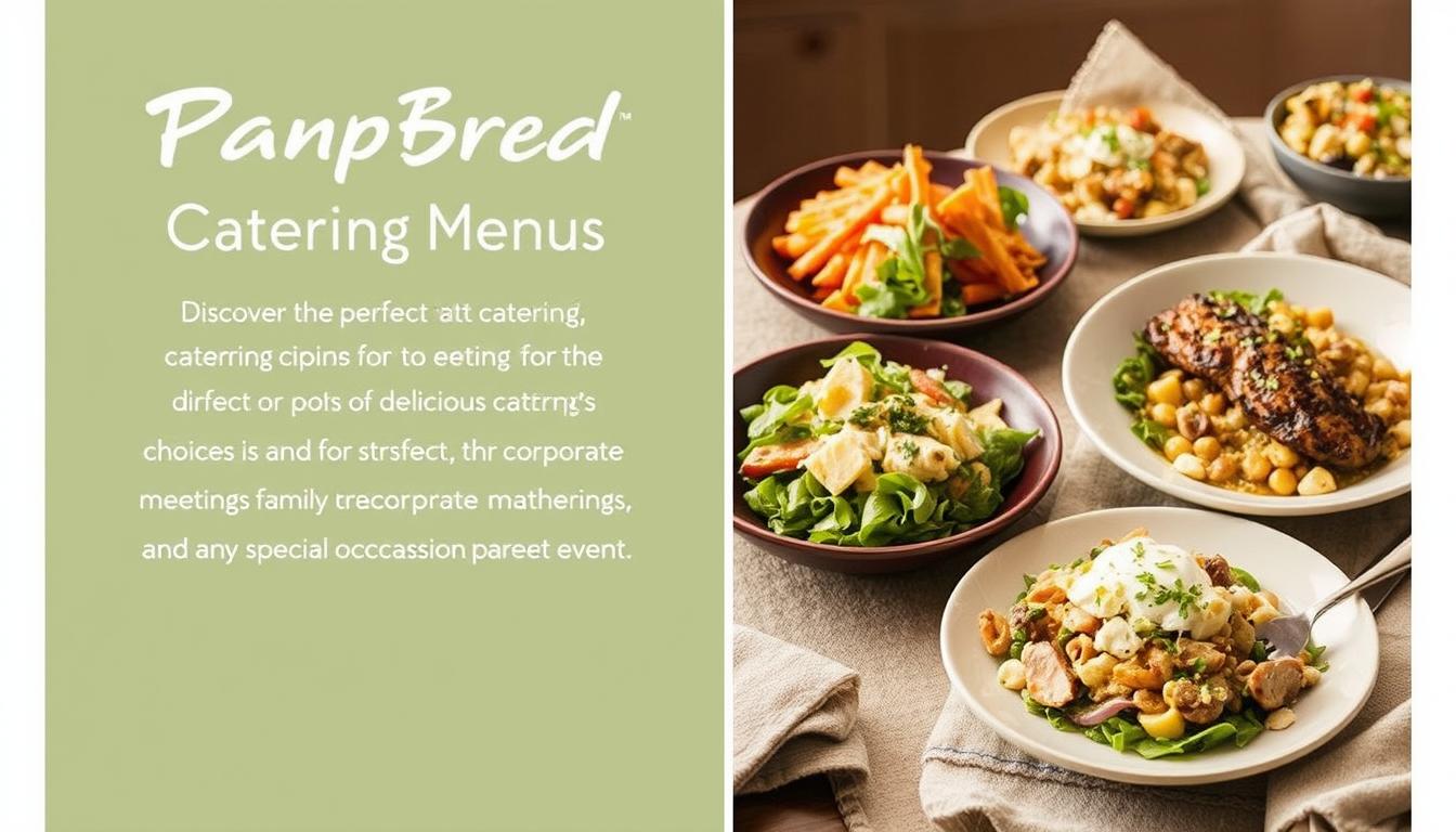 panera bread catering menu