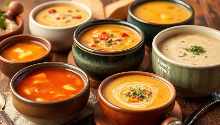 panera bread soup menu