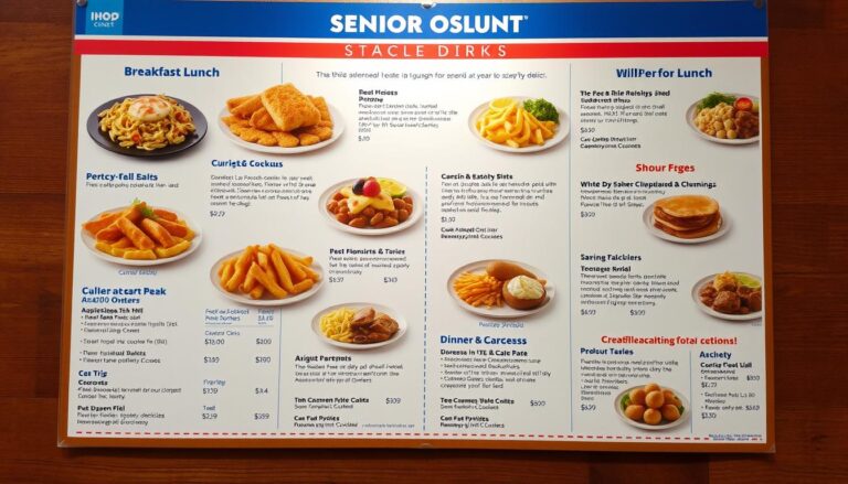 IHOP Senior Discount Menu and Special Offers