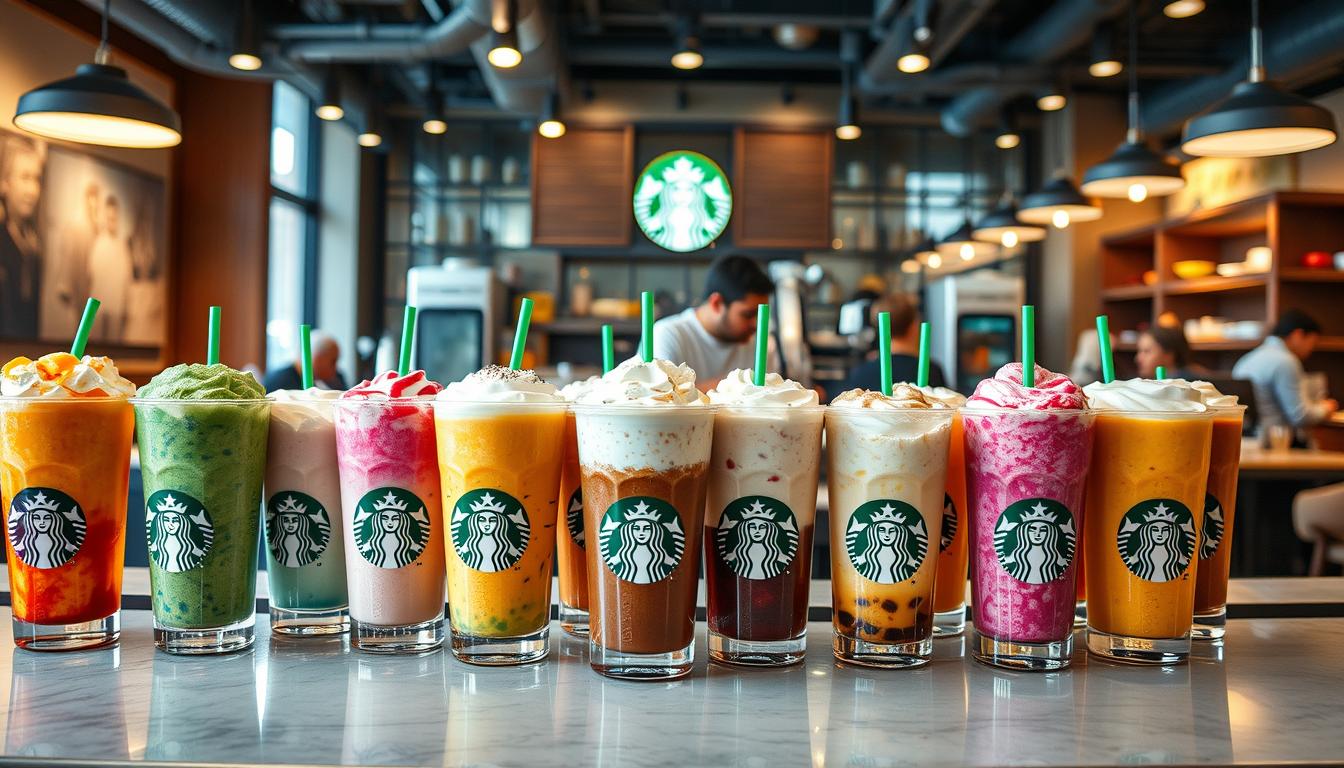 starbucks frappuccino menu